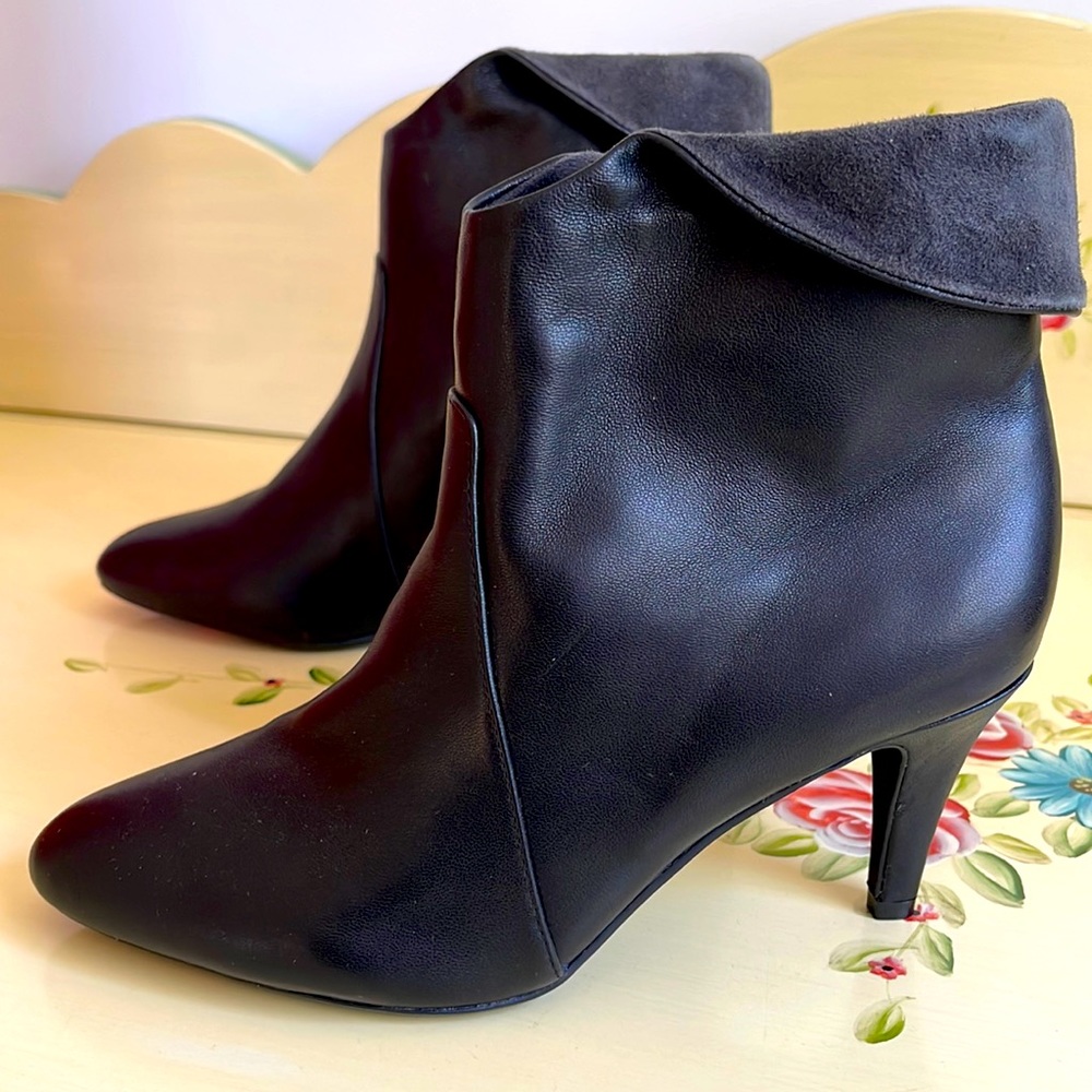 Jeffrey cambell super soft black leather boots